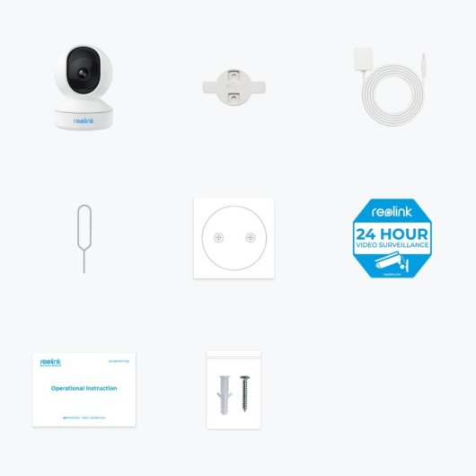 Cámara IP Reolink E320 3MP con WiFi, visión nocturna y control por voz Alexa/Google