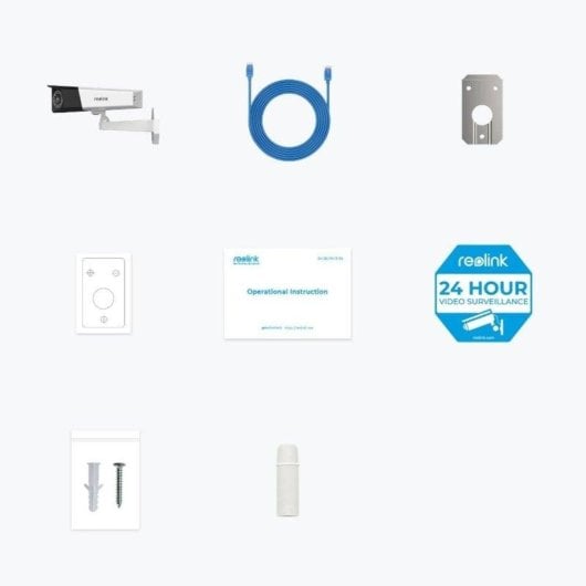 Caméra de surveillance Reolink Duo Series P730 8MP 4K Vision Nocturne Extérieure Contrôle Vocal Audio Bidirectionnel