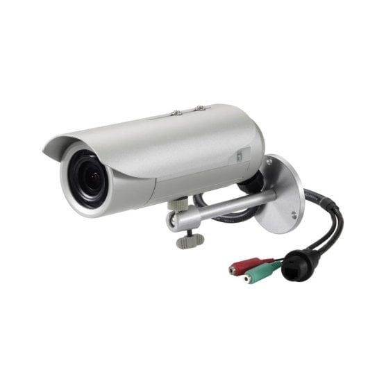 Camera IP LevelOne 3 Megapixel Outdoor PoE IR LED WDR Argento