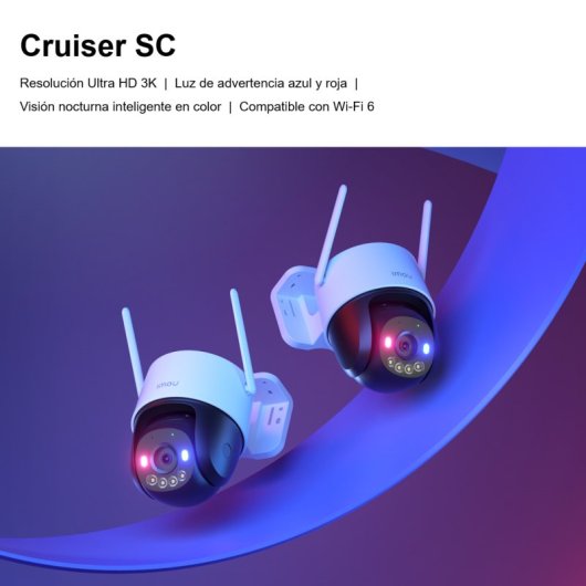 Überwachungskamera Imou Cruiser SC 3K UHD Nachtsicht Innen und Außen KI Alarm Zwei-Wege-Audio