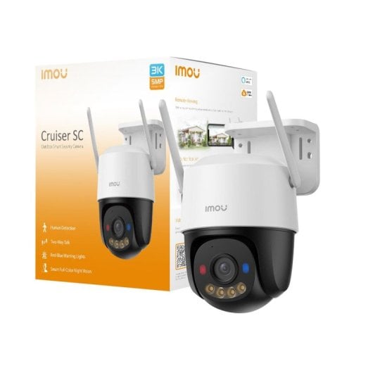 Câmara IP Imou Cruiser SC 3K UHD com Wi-Fi 6, Visão Noturna a Cores e Detecção Humana