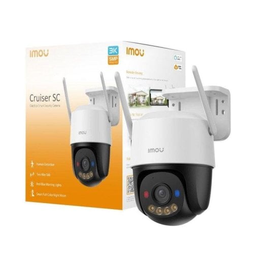 Cámara IP Imou Cruiser SC 3K UHD con visión 360°, Wi-Fi 6 y alertas inteligentes