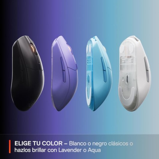 Souris de jeu sans fil SteelSeries Rival 3 Gen 2 18 000 DPI RGB 6 boutons Aqua
