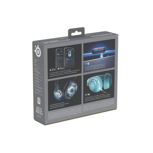 Auriculares Steelseries Arctis Nova 3P Inalámbricos con Micrófono, Color Aguamarina
