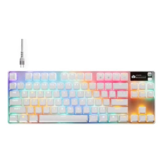 Clavier mécanique Steelseries APEX PRO TKL GEN 3 QWERTY US rétroéclairé RGB blanc