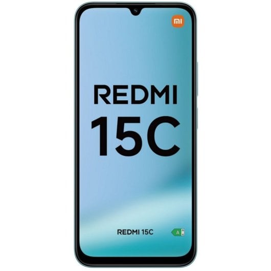 Smartphone Xiaomi Redmi 15C 4GB 128GB 6.9" 120Hz Batteria 6000mAh Ricarica rapida 33W Verde menta