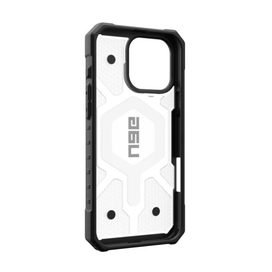 Funda UAG Pathfinder Ice para iPhone 16 Pro Max, TPU, Negro y Transparente, Compatible MagSafe