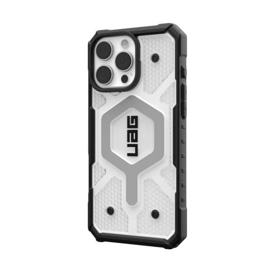 Funda UAG Pathfinder Ice para iPhone 16 Pro Max, TPU, Negro y Transparente, Compatible MagSafe