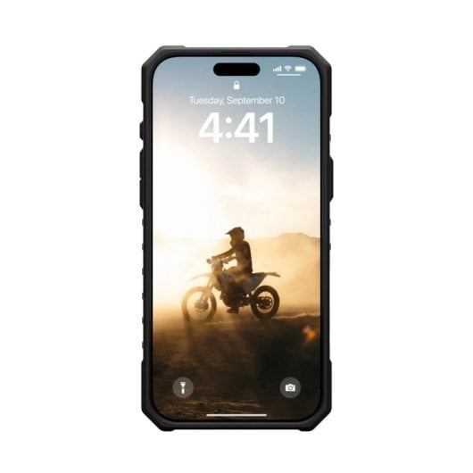 Funda UAG Pathfinder Ice para iPhone 16 Pro Max, TPU, Negro y Transparente, Compatible MagSafe