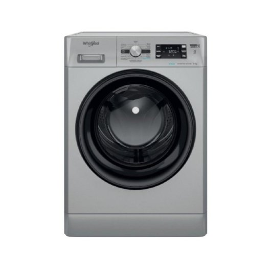 Lavadora Whirlpool FFB8489SBVSPT 8kg Carga Frontal 1400rpm Clase A Plata con Steam Refresh