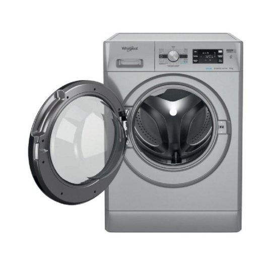 Lavadora Whirlpool FFB8489SBVSPT 8kg Carga Frontal 1400rpm Clase A Plata con Steam Refresh