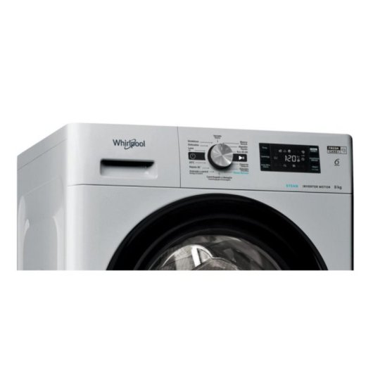 Lavadora Whirlpool FFB8489SBVSPT 8kg Carga Frontal 1400rpm Clase A Plata con Steam Refresh