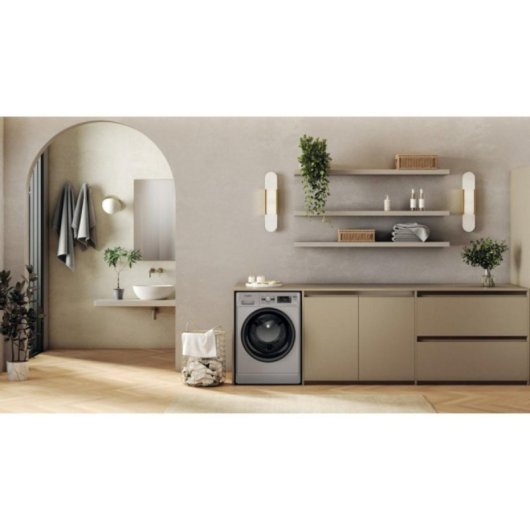 Lavadora Whirlpool FFB8489SBVSPT 8kg Carga Frontal 1400rpm Clase A Plata con Steam Refresh