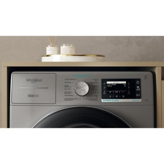 Lavadora Whirlpool W899ADS 9kg Carga Frontal 1400rpm A Blanca Silence Autodose FreshCare+