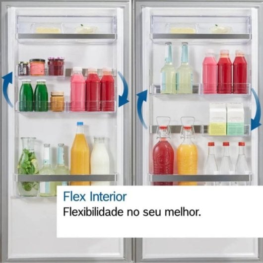 Frigorífico Bosch Combi 203cm 363L C Inox No Frost MultiAirflow VitaFresh LED Display