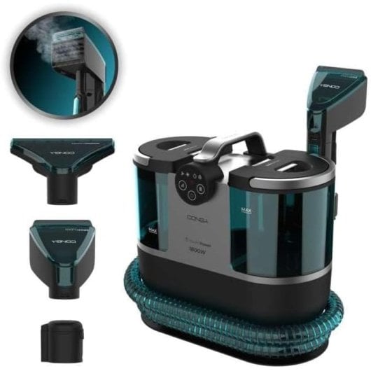 Cecotec Colchón Flow ViscoCare 1900 135x190  + Conga 7000 Carpet&Spot Clean Steam XXL