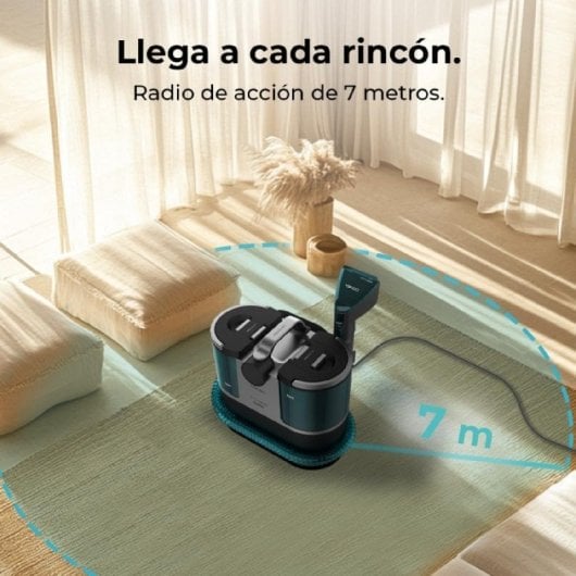 Cecotec Colchón Flow ViscoCare 1900 135x190  + Conga 7000 Carpet&Spot Clean Steam XXL