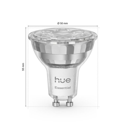 Kit de Iluminação Inteligente Philips Hue GU10 Bluetooth 3 lâmpadas 4,7W Multicor com ponte