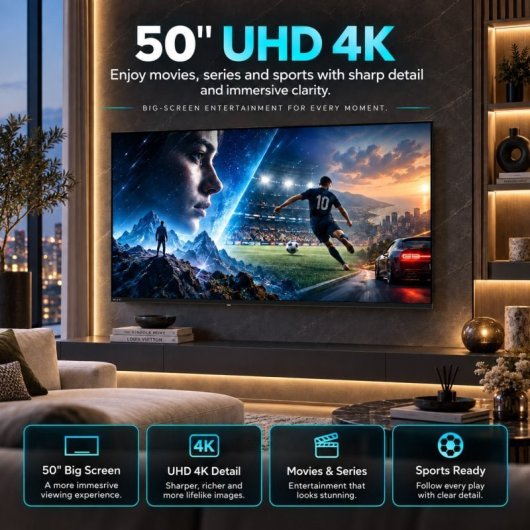 Nilait Prisma 50UD7004SWOS 50" LED UHD 4K Smart TV WebOS