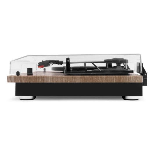 Tocadiscos Bluetooth Victrola VM-135-OAK-INT, 3 Velocidades, Madera, Altavoces Estéreo, RCA, 20W RMS