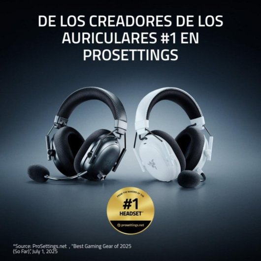 Auriculares Razer BlackShark V3 Pro sans fil avec Annulation de Bruit Active