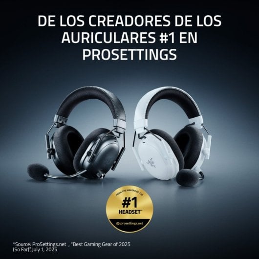 Razer Razer BlackShark V3 Pro Headset Sem Fios HyperSpeed ANC com Áudio Espacial THX Branco