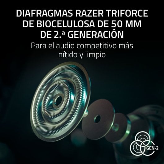 Razer Razer BlackShark V3 Pro Headset Sem Fios HyperSpeed ANC com Áudio Espacial THX Branco