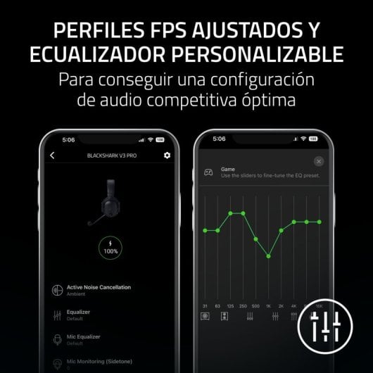 Razer Razer BlackShark V3 Pro Headset Sem Fios HyperSpeed ANC com Áudio Espacial THX Branco