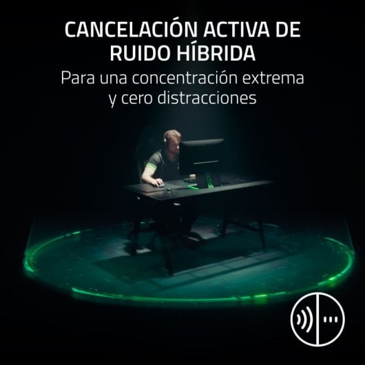 Auricolari Razer BlackShark V3 Pro Wireless con Cancellazione Rumore e Microfono Bianco