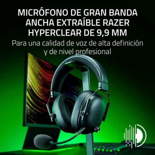 Kopfhörer Razer BlackShark V3 kabellos mit Bluetooth, Mikrofon und THX Audio Schwarz