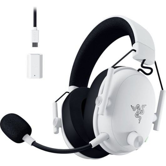 Razer BlackShark V3 Headset Sem Fios HyperSpeed com Áudio THX Branco