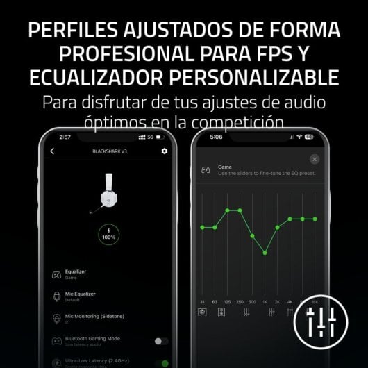 Razer BlackShark V3 Headset Sem Fios HyperSpeed com Áudio THX Branco