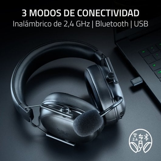 Auriculares Razer BlackShark V3 X Hyperspeed Inalámbricos con Micrófono Cardioide y Sonido Envolvente