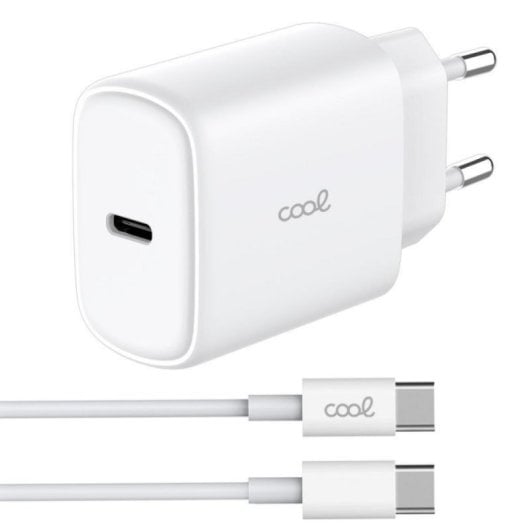 Adaptador de Red COOL TIPO-C 25W Power Delivery Cable Tipo-C 1.2m