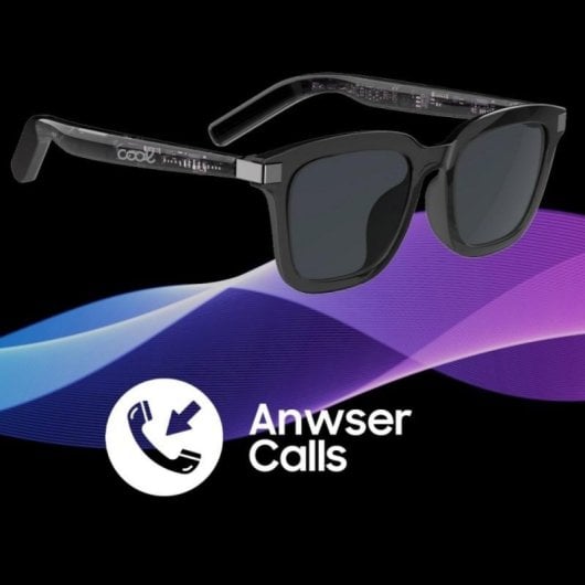 Smart Glasses COOL IA Bluetooth 5.3 Übersetzer 115 Sprachen Wasserdicht IP65 Schwarz