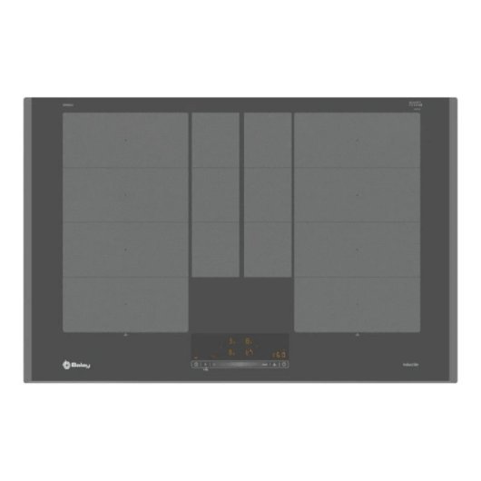 Placa de inducción Balay 3EB980AH 80cm 7400W 4 zonas Flex gris con control táctil