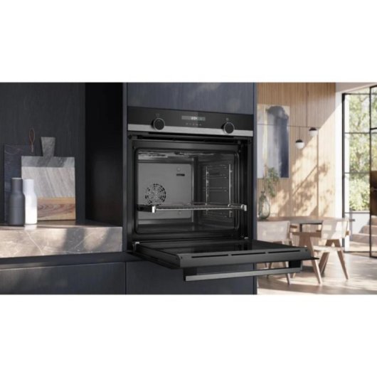 Forno Elétrico Siemens iQ500 HB537GES3 71L Preto cookControl Ar Quente 3D Autolimpeza Hidrolítica