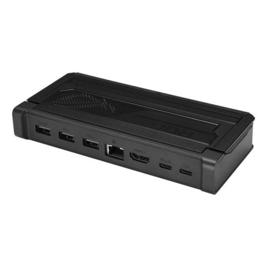 Dock ASUS ROG Bulwark 7 en 1 USB-C 140W/HDMI 2.1 8K/10Gbps/Ethernet Gaming RGB Black