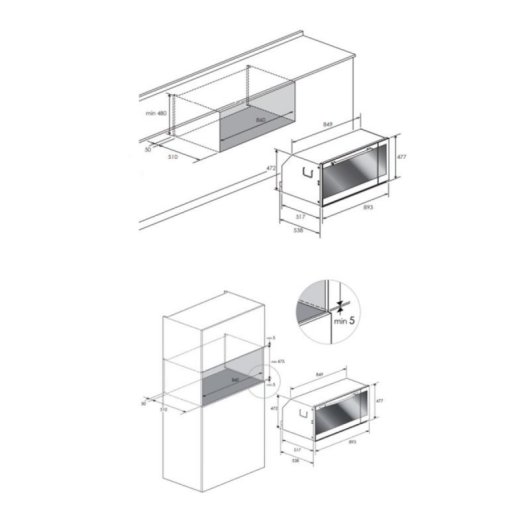 Horno eléctrico Candy FNP319/1X/E 89L Inox con pincho giratorio y convección