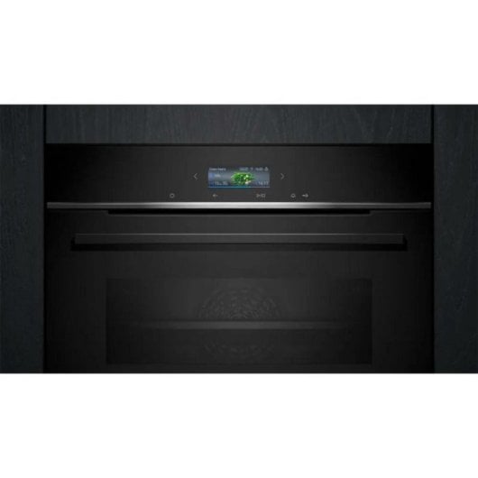Forno Elétrico Siemens HB734G1B1 71 L Preto com autolimpeza e controlo Wi-Fi