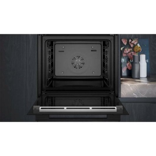 Forno Elétrico Siemens HB734G1B1 71 L Preto com autolimpeza e controlo Wi-Fi