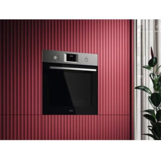 Horno eléctrico AEG OS6PB51AM 71L Inox con sonda térmica, AirFry y limpieza pirolítica