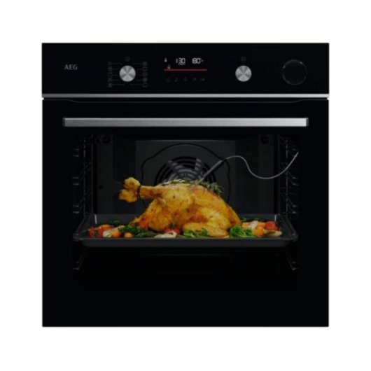 Horno eléctrico AEG Serie 6000 OR6PB51WSB 72L Negro Wi-Fi Vapor Sonda Térmica Clase A++ Autolimpieza