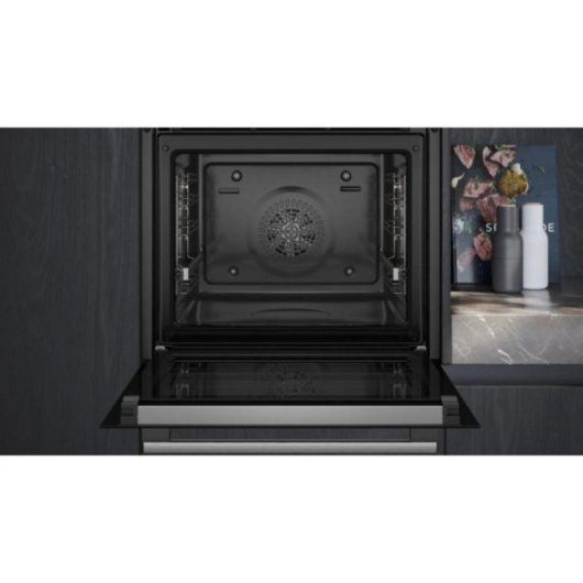 Horno eléctrico Siemens HB578GES7 71L Negro Inox Wi-Fi airFry cookControl 30