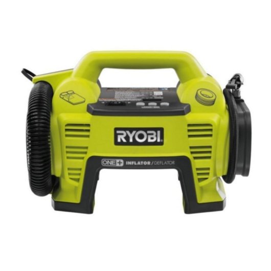 Compresor de Aire Sin Cable 18V ONE+ Ryobi Verde 150PSI Lectura Digital Desinflado Rápido