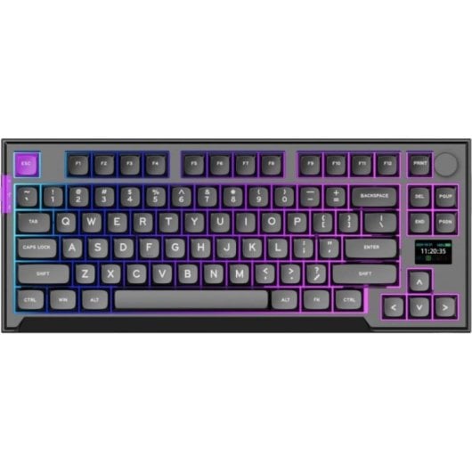 Teclado mecánico PREYON Silent Claw TKL Layout ES pantalla inteligente RGB triple conexión
