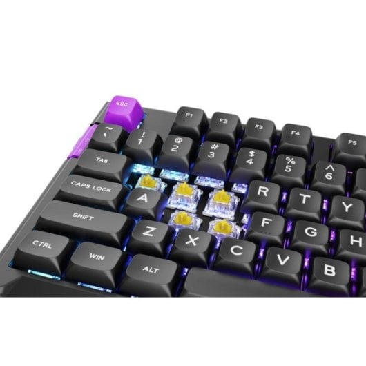 Teclado mecánico PREYON Silent Claw Layout ES inalámbrico RGB pantalla inteligente