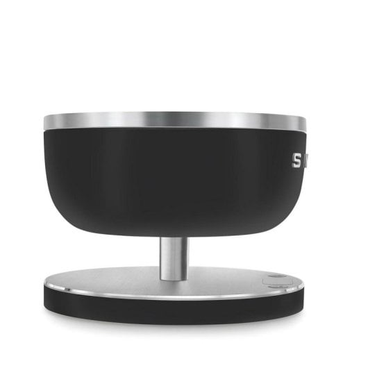 Báscula de cocina electrónica Smeg negra, 5 kg, bol extraíble, display LED, Li-Ion