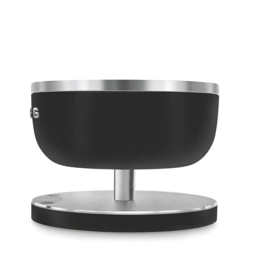 Báscula de cocina electrónica Smeg negra, 5 kg, bol extraíble, display LED, Li-Ion