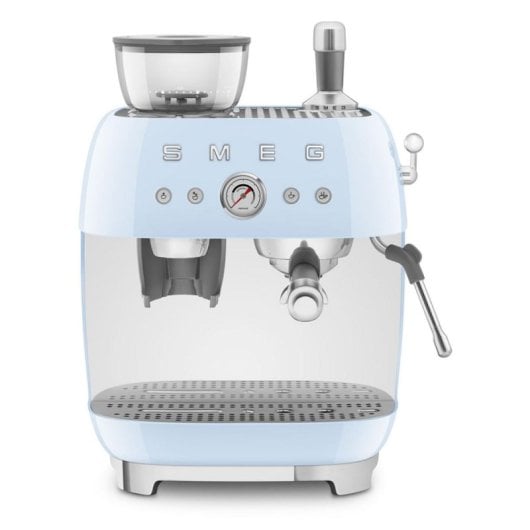 Espressomaschine Manuell Smeg EGF03PBEU 2,4L 20 Bar mit integriertem Mahlwerk Blau